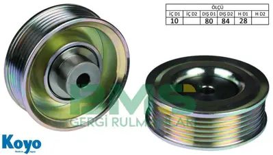 BMS 156 Alternator Gergı Rulmanı Corolla 2.0 12x72 / 76x19 Demyr GM 