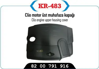 KAYA 483 Motor Ust Koruma Kapagı Renault Kangoo Clıo Dacıa Logan Sandero 1.5 Dcı K9k