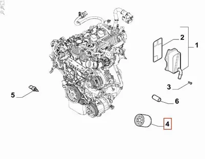 OPAR 46337528 Yag Fıltresı Egea Hybrıd 1.5 T4 21> 500x 1.3 Hybrıd 1.5 18> Jeep Compass Renegade 1.3 1.5 18> Alfa R GM 