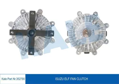 KALE 352790 Fan Termiği Isuzu 4hf1 Npr66 4,3 96kw 