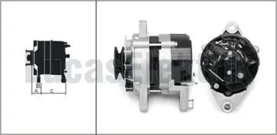 LUCAS 619 201 65 Alternator A115 12v 50a Mf Traktor (619 200 25) 