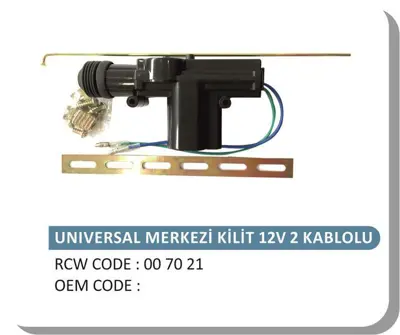 ROCKSWELL 007021 Merkezı Kılıt Motoru Unıversal 2 Fıs 12v (Tabanca Tıp) 85007930