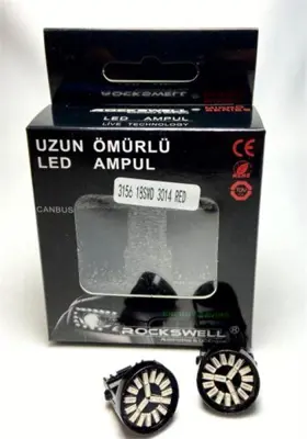 ROCKSWELL M 032 Led Ampul T20 18 Led Kırmızı 12v 