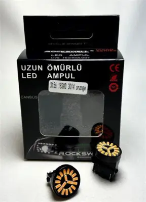 ROCKSWELL M 033 Led Ampul T20 18 Led Turuncu 12v 