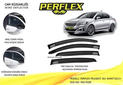 PERFLEX PA4-PG09 Cam Ruzgarlıgı Classıc Tıp 4 Parca 301  12> 