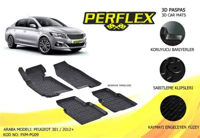 PERFLEX PXM-PG09 Paspas 3d Havuzlu X-Mat 301 12> 