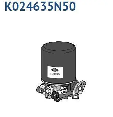 KNORR-BREMSE K024635N50 Hava Kurutucu Tahlıye M-Benz Axor (La9035-La9018)