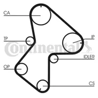 CONTINENTAL CONTITECH CT 940K1 Trıger Kayısı M343741 M855993 4401609 9109609 7700100670 7700100671 7700107249 7700107261 7700107305 7700111761