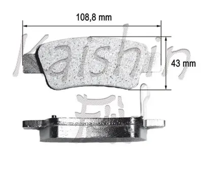 ITHAL MHR 00275B Fren Balata Crv 07-15 / Crv 15-18 Disk Arka Eco 43022-SWW-G00