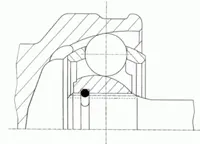 ITHAL MHR 01771 Aks Kafası Dış Elantra  90-95 Sağ / Accent Admıre Dizel / Matrıx / Sonata 88-98 / 2.0 Absli 25x50x23 4950017100 4950017150 495002D012 495002D001 495002D112 495002D502 495002D510 495002D511 495012D012 495002D512