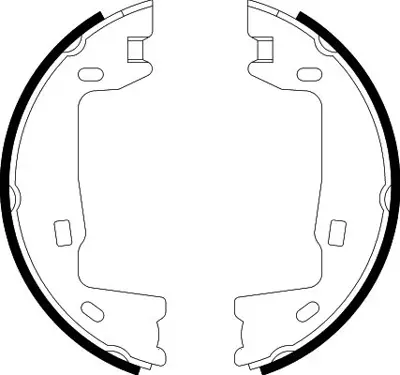 ITHAL MHR 14856 Fren Balatası Arka - Opel Vectra A  88-95 / Vectra B 96-02 / Omega A-B 89-03 (Pabuç) 1605921 1605897 1605764 1605686 4838660 4836441 4544326 4543419 90349868 90273259