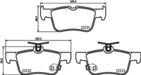 MGA 55696 Fren Balatası Arka-(Ford Focus Iv Ecoblue / Ford Kuga 1.5 Ecoboost / Ford Galaxy 2.0 Tdcı)	 43022TBAA02 43022TGNG02 43022TJBA02 DG9C2M007GA KTJX612M007AEB 2247444 DG9C2M007AB 2379248 MEDG9J2M007HA KTJX612M007AED