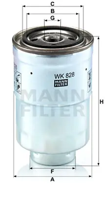 VOLLER 87853 Yakıt Filtresi Land Rover Cruıser, Hıace 2.5 D-4d XM3J9150AA XM349150AA XM349159EA 1213456 4024213 4403318 5119662 16901RMAE00 2339064480 2330364010