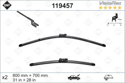 ITHAL 3045104 Sılecek Supurgesı 750 / 530mm Yenı Transıt V363 09 / 13> 642385 288901421R 288903710R 288905887R 288907446R 288909637R 7711230017 2065011 1949449 1880030