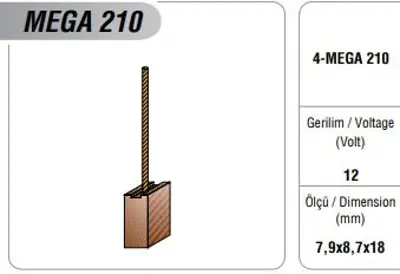 MEGA 210 Klima Komuru 12v Peugeot 206,306,307 Klima 210