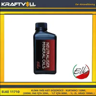 ITHAL 11710 Klima Yagı Asıt Düsürücü - Kurtarıcı 150ml.(500ml.Yag Içın 50ml. - 1lt Içın 80ml. - 1l.-2l. Arası 10 11710