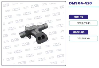 ITHAL 02-539 Egzoz Manıfoldu Arka Dırsek  Scanıa P G R T 164 02-539