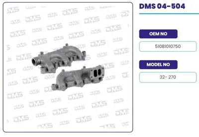 ITHAL 03-375 Egzoz Manıfoldu Takım Komple Daf 95 Xf 03-375