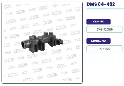 ITHAL 04-478 Egzoz Manıfoldu  Egr'Lı Kol Arka  Man Tga 480 04-478