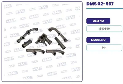 ITHAL 04-504 Egzoz Manıfoldu Takım  Man 32-270 04-504