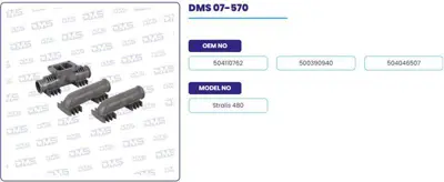 ITHAL 07-570 Egzoz Manıfoldu Komple Takım  Iveco Truck 480 07-570