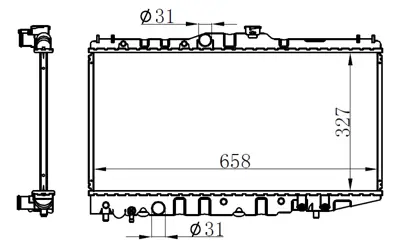 ORIS BTO053016 Motor Radyatoru (325x668x16) Corolla Ae 92 Manuel 1640011170 164001117015371 1640011180 1640011190 1640011191 1640011192 1640011200 1640015310 1640015350 1640015360