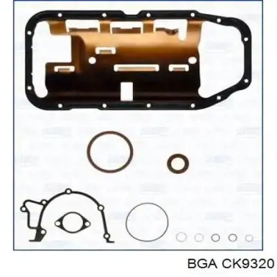 BGA CK9320 Alt Takım Conta (Vectra-A/Astra-F Gt 156lık GM 3013299, GM 10420041880, GM 104203118, GM 1042031180080, GM 10420311880, GM 104203218, GM 1042032180080, GM 10420321880, GM 104205918, GM 104207018