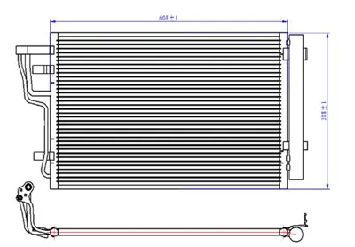 ORIS CKI002016 Klıma Radyatoru (Kondanser) Kıa Ceed Pro Ceed 2007-2012 Hyundaı I30 2007-2012 (587×391×16) 190160024 8283031 8283037 8333032 8FC351303211 8FC351303221 8FC351318451 8FC351318701 940006 940007