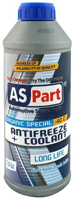 ASPART 9ANT1004 Antifiriz 1.5 Lt ( Koli 12 Ad ) Mavi  40c 