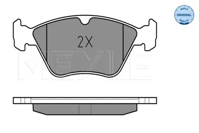 MEYLE 025 214 1117 Fren Balatası Opel Omega B   2.0  Ön GM 11166199, GM 111698151B, GM 111698151D, GM 11913220390101, GM 1381074832, GM 14200620, GM 14207120, GM 14207920, GM 1489669, GM 15866442