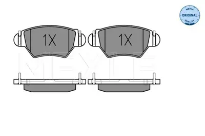 MEYLE 025 232 5817/W Fren Balatası Opel Astra G/Zafıra A 98-01 Arka GM 1030601, GM 1064230, GM 1075558, GM 1075565, GM 1079919, GM 1101462, GM 1101464, GM 1107697, GM 1107698, GM 1109014