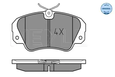 MEYLE 025 213 6819 Fren Balatası Opel Omega B  2.5-3.0  Ön GM 1605932, GM 9195077