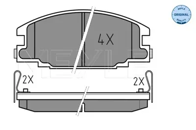 MEYLE 025 215 4316/W Fren Balatası Opel Frontera A 91>  Ön GM 1605931, GM 8971641830, GM 97114300