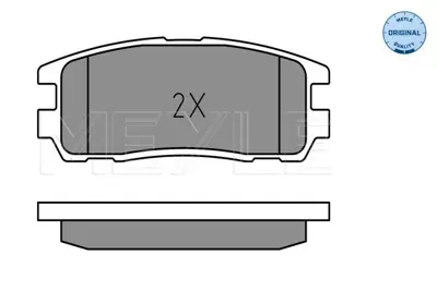 MEYLE 025 218 7514/W Fren Balatası Opel Frontera A / B  Arka GM 1605851, GM 97039269