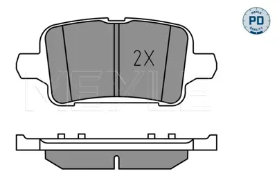 MEYLE 025 221 2917/PD Fren Balatası Opel Astra K  Arka GM 95526568