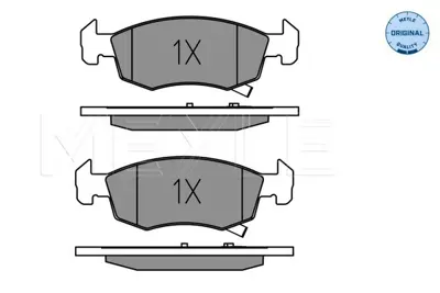 MEYLE 025 221 4317 Fren Balatası Opel Corsa E  (14 Jant)  Ön GM 1605280, GM 95524972