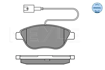 MEYLE 025 237 0919/W Fren Balatası Opel Combo D/Fıat Doblo (Fişli)  Ön GM 1605181, GM 77365810, GM 95515027, GM 9949276