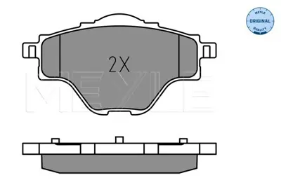 MEYLE 025 258 2717 Fren Balatası Opel Grandland X/Psa  (290 Mm) Arka 1609000980, 1619791280, 1647874380, 1678168080, 95525386