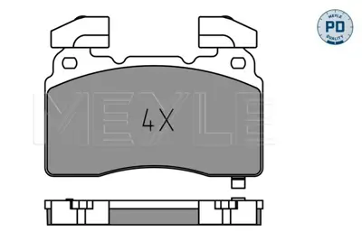 MEYLE 025 259 1516/PD Fren Balatası Opel Insıgnıa B  (18 Jant)  Ön GM 23441307