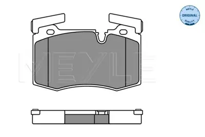 MEYLE 025 244 7814 Fren Balatası Mını R-53/55/56/57 J.C.W Ön GM 1610104080, GM 1611839380, GM 1617272580, GM 23915, GM 2447801, GM 34106860642, GM 34106863292, GM 34106884263, GM 34112288854, GM 34112288855
