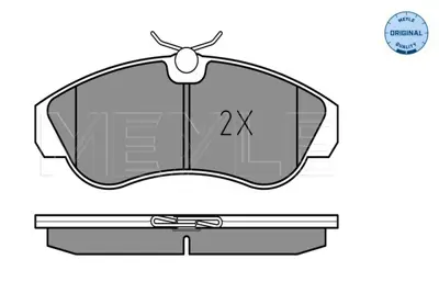 MEYLE 025 217 9919/W Fren Balatası Boxer/Ducato/Jumper 94-02 Fişli Ön GM 425118