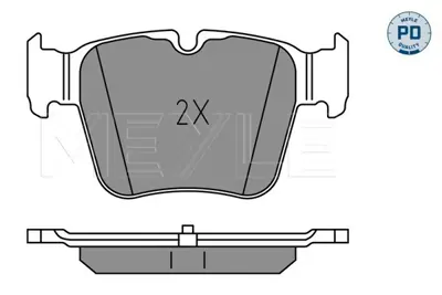 MEYLE 025 224 2316/PD Fren Balatası 205/253 Arka 4 Matic GM A0004205900