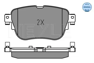 MEYLE 025 224 3716 Fren Balatası 213/238/257 Arka GM A0004209700