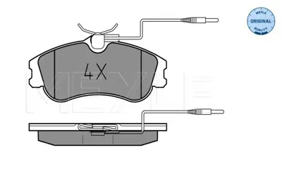 MEYLE 025 231 2419/W Fren Balatası Peugeot Partner/Berlıngo 96>  Ön GM 1611335080