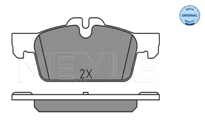 MEYLE 025 252 2217 Fren Balatası Peugeot 508  10>  Ön GM 1610100580