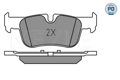 MEYLE 025 253 3116/PD Fren Balatası F-45/46/48 Arka Mını F-54/60 GM 34216859917