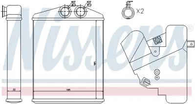 NISSENS 73377 Kalorifer Radyatörü Opel Vectra C GM 1618260, GM 161826093171801, GM 1618288, GM 6043037, GM 73377, GM 77363382, GM 77363732, GM 77363737, GM 77365146, GM 8FH351000611