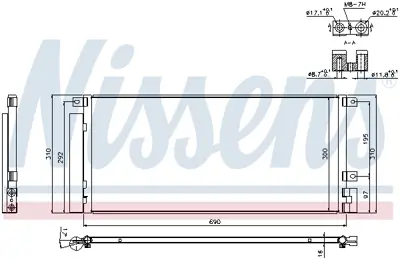 NISSENS 940388 Klima Radyatörü Opel Mokka/Trax  A14net/B14net     GM 95321793