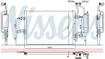 NISSENS 94624 Klima Radyatörü Opel Merıva A GM 52496880