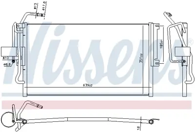 NISSENS 94653 Klima Radyatörü Opel Vectra B  99-02 GM 52485274